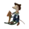 maileg Maileg Cowboy mouse on rocking horse, Little brother