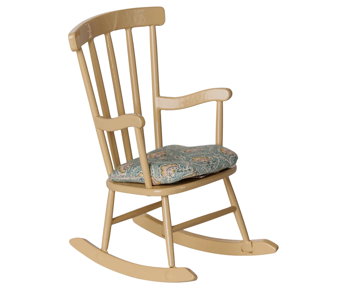 maileg Maileg Rocking chair, Mouse - Wheat