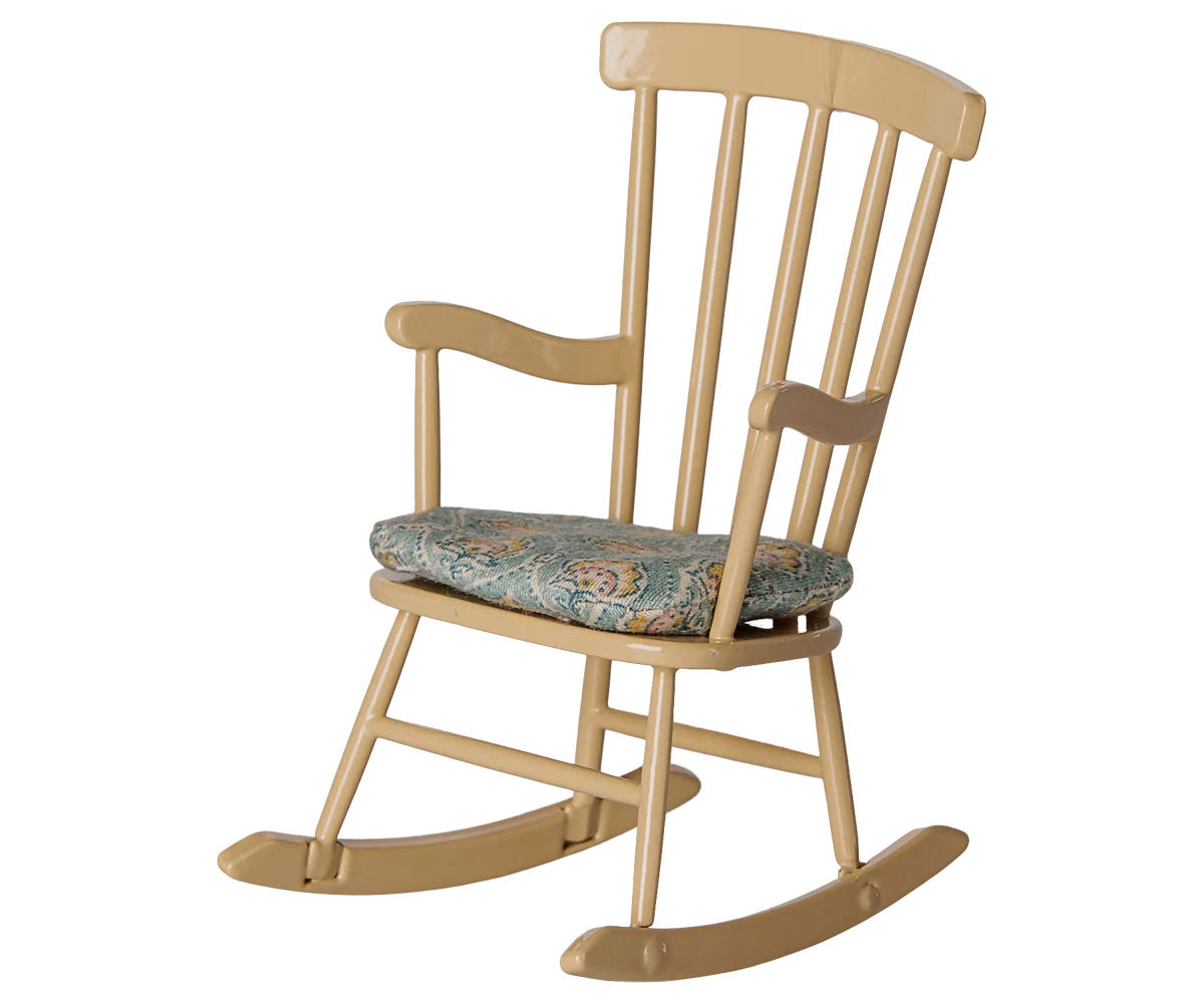 maileg Maileg Rocking chair, Mouse - Wheat