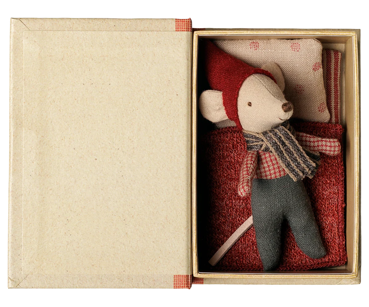 maileg Maileg Christmas mouse, Baby in book