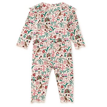 Tea Collection Tea Ruffle Shoulder Romper