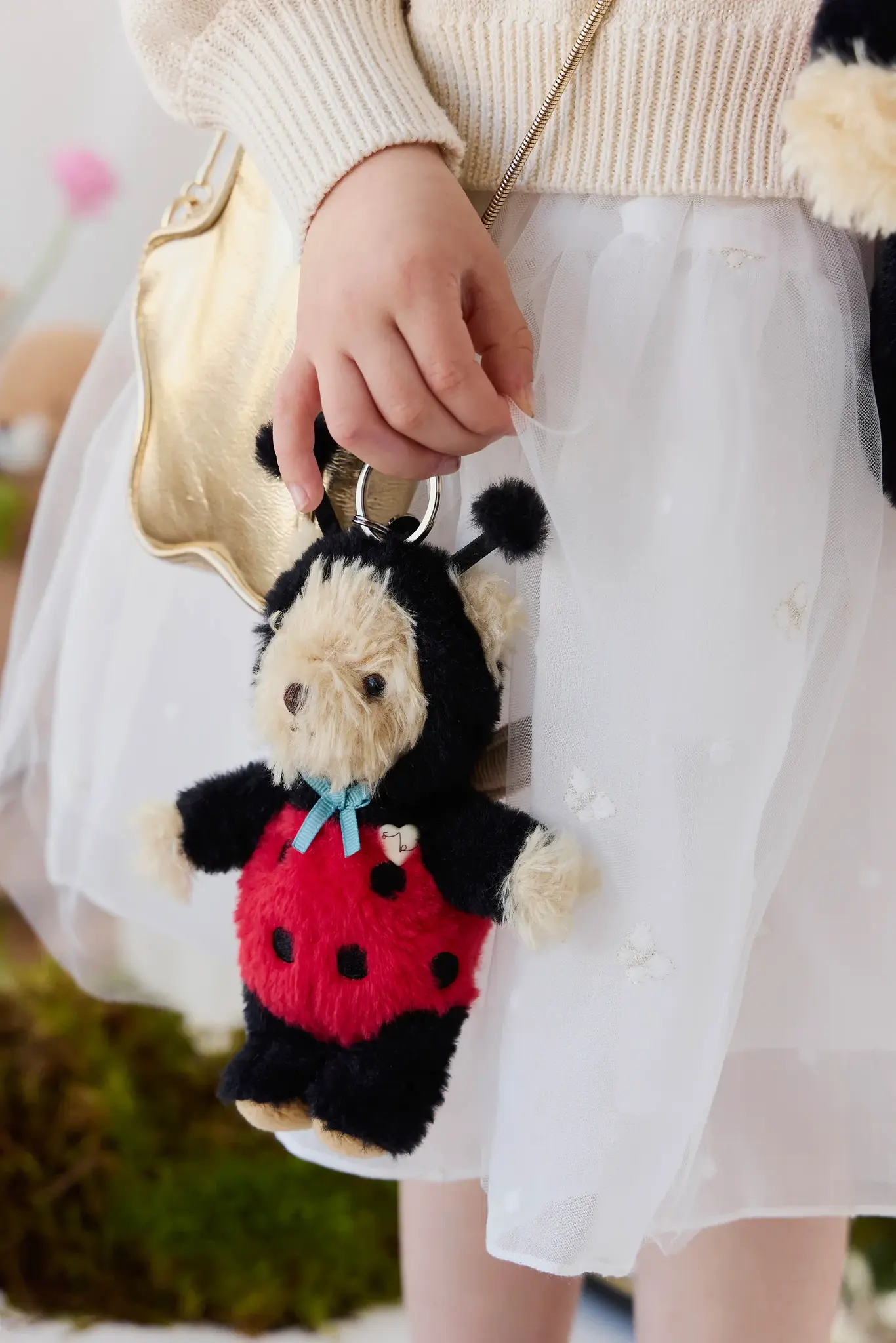 Jamie Kay Jamie Kay Snuggle Bunnies - Arthur Keyring - Lovebug