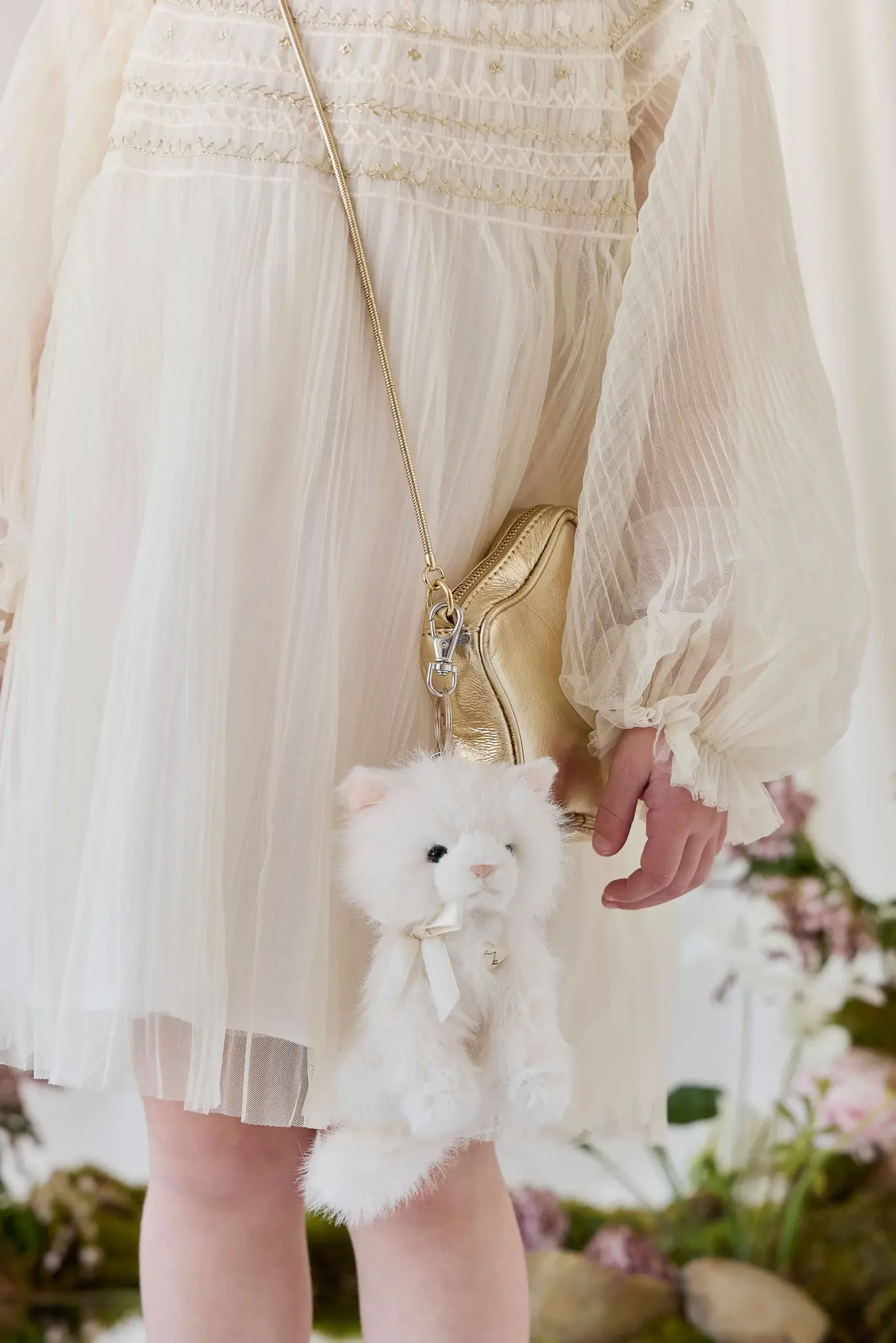 Jamie Kay Jamie Kay Snuggle Bunnies -Moon Keyring - Snow