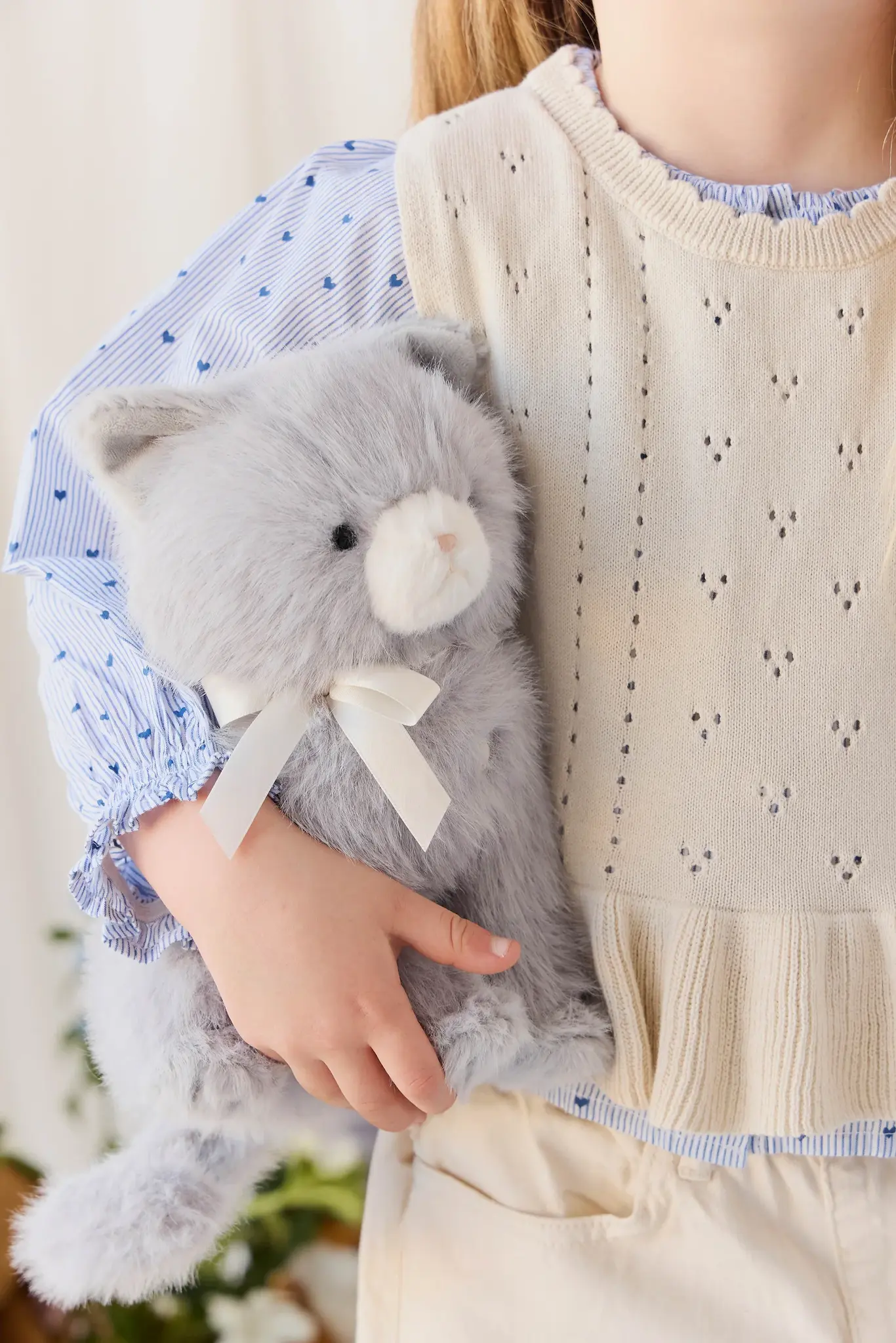Jamie Kay Jamie Kay Snuggle Bunnies - Moon the Kitty - Soft Grey