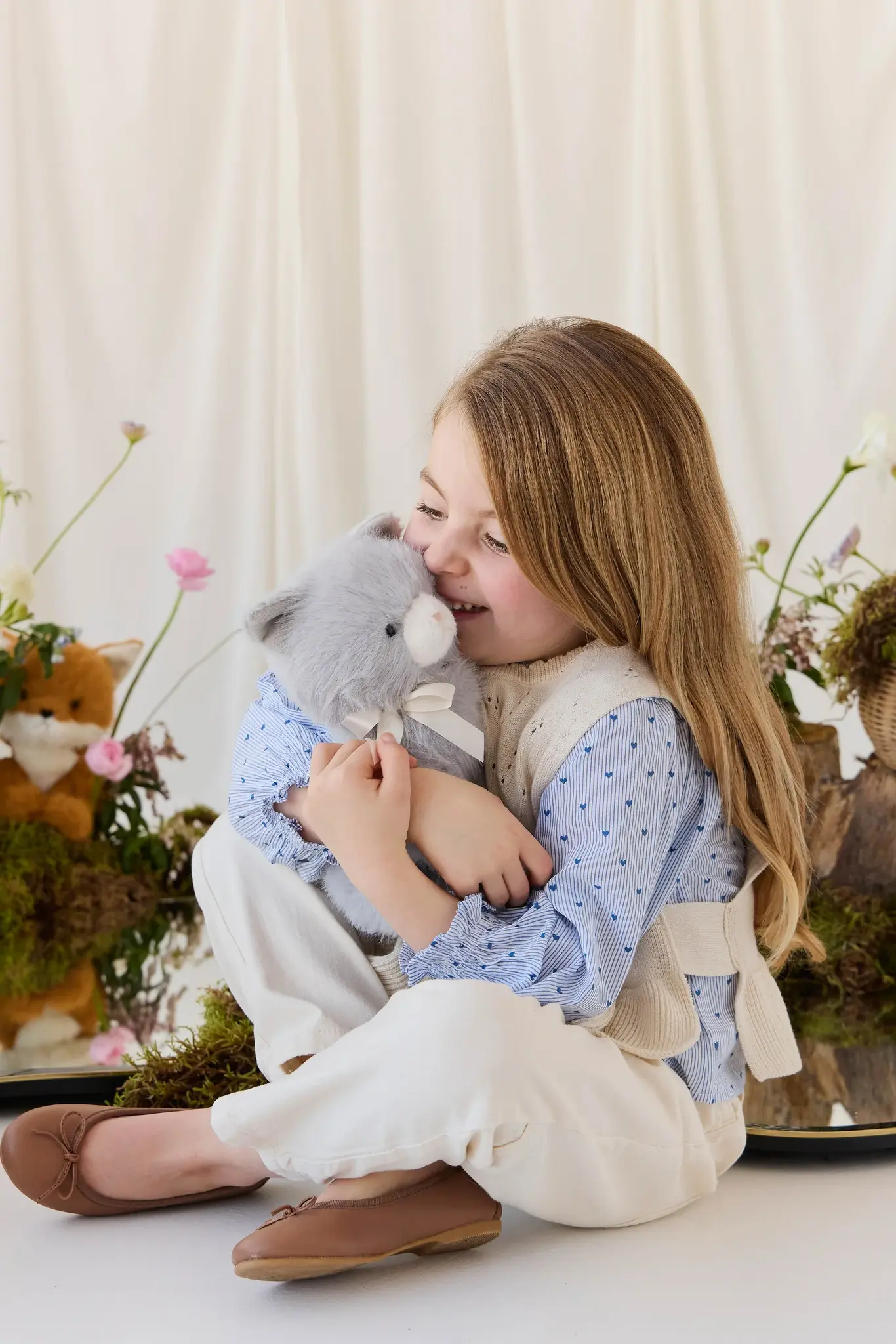 Jamie Kay Jamie Kay Snuggle Bunnies - Moon the Kitty - Soft Grey