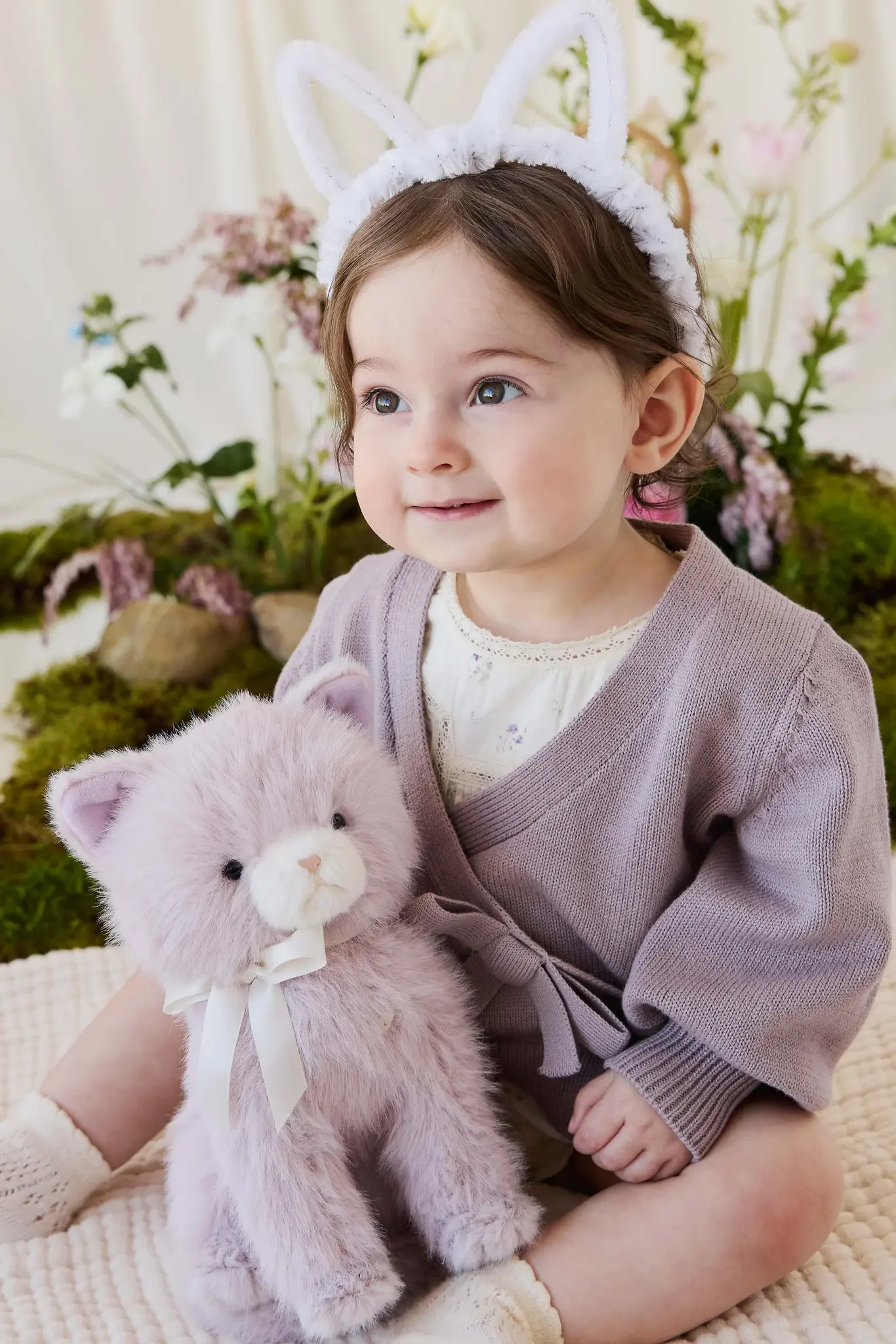 Jamie Kay Jamie Kay Snuggle Bunnies - Moon the Kitty -Violet
