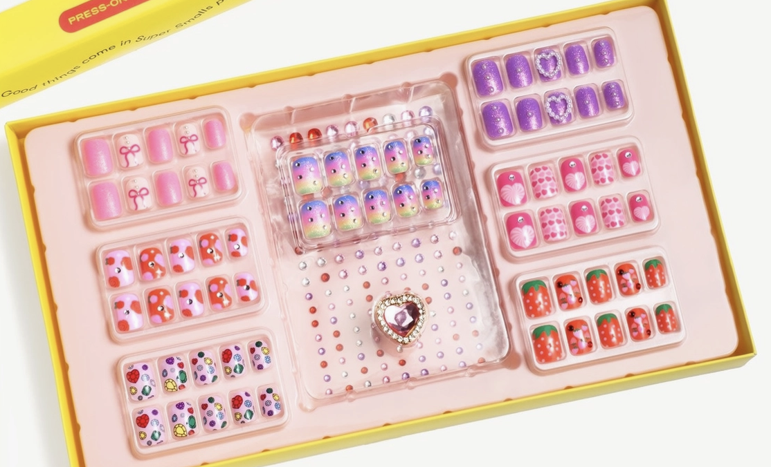 Super Smalls Days of the Weekpress On Nails Kit - Heartfelt
