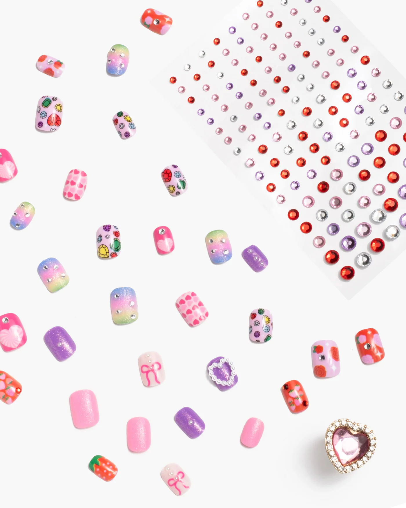 Super Smalls Days of the Weekpress On Nails Kit - Heartfelt