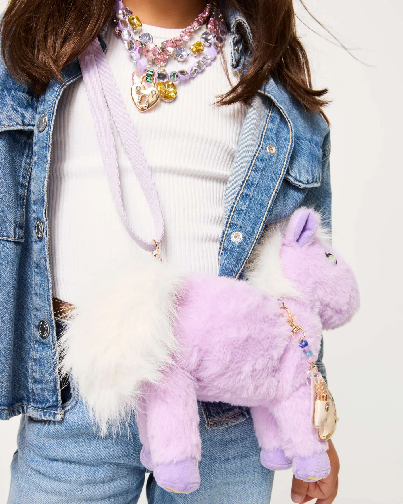 Super Smalls Opal Plush Unicorn Bag