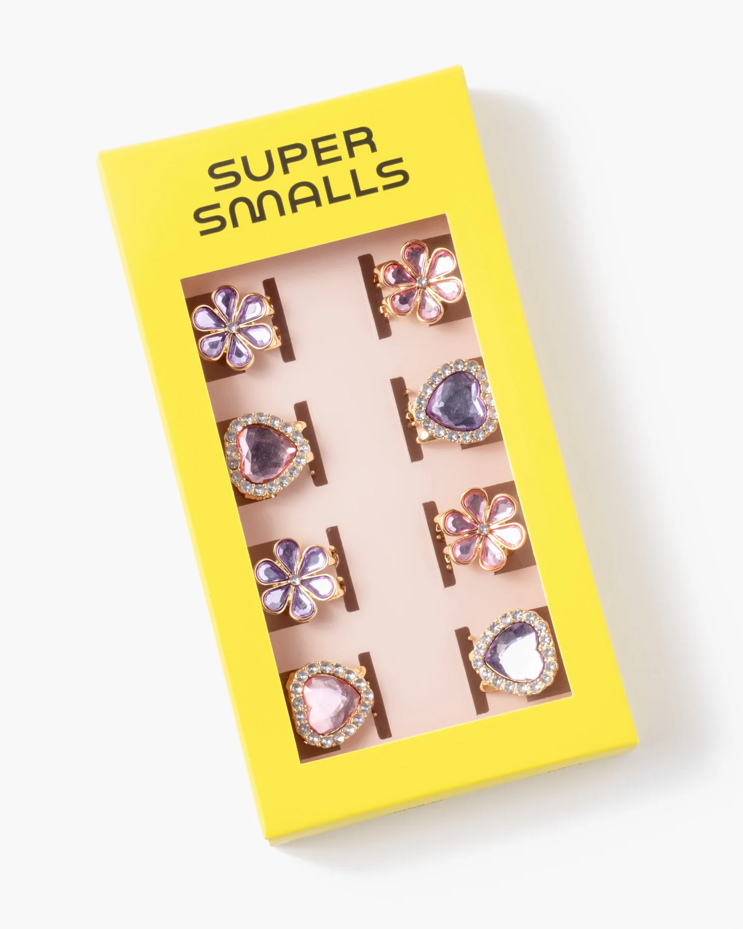 Super Smalls Pink & Purple Gem Hair Clips