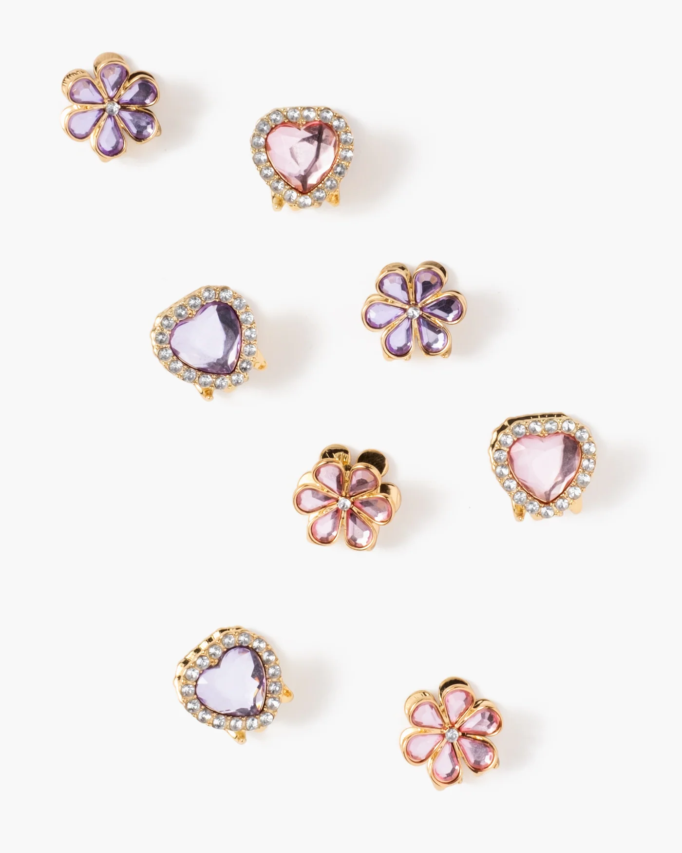 Super Smalls Pink & Purple Gem Hair Clips