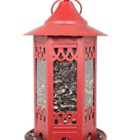 Pinebush PB10081 Deep Red Decorative Seed feeder