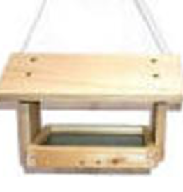 PYP Designs PYPFT Fly through feeder. Easy to fill. Screen bottom. Made in Canada.