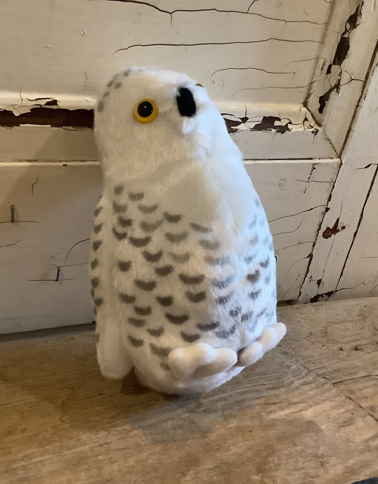 Audubon KMSNOW Audubon Snowy Owl Stuffie with Sound-5"