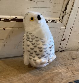 Audubon KMSNOW Audubon Snowy Owl Stuffie with Sound-5"