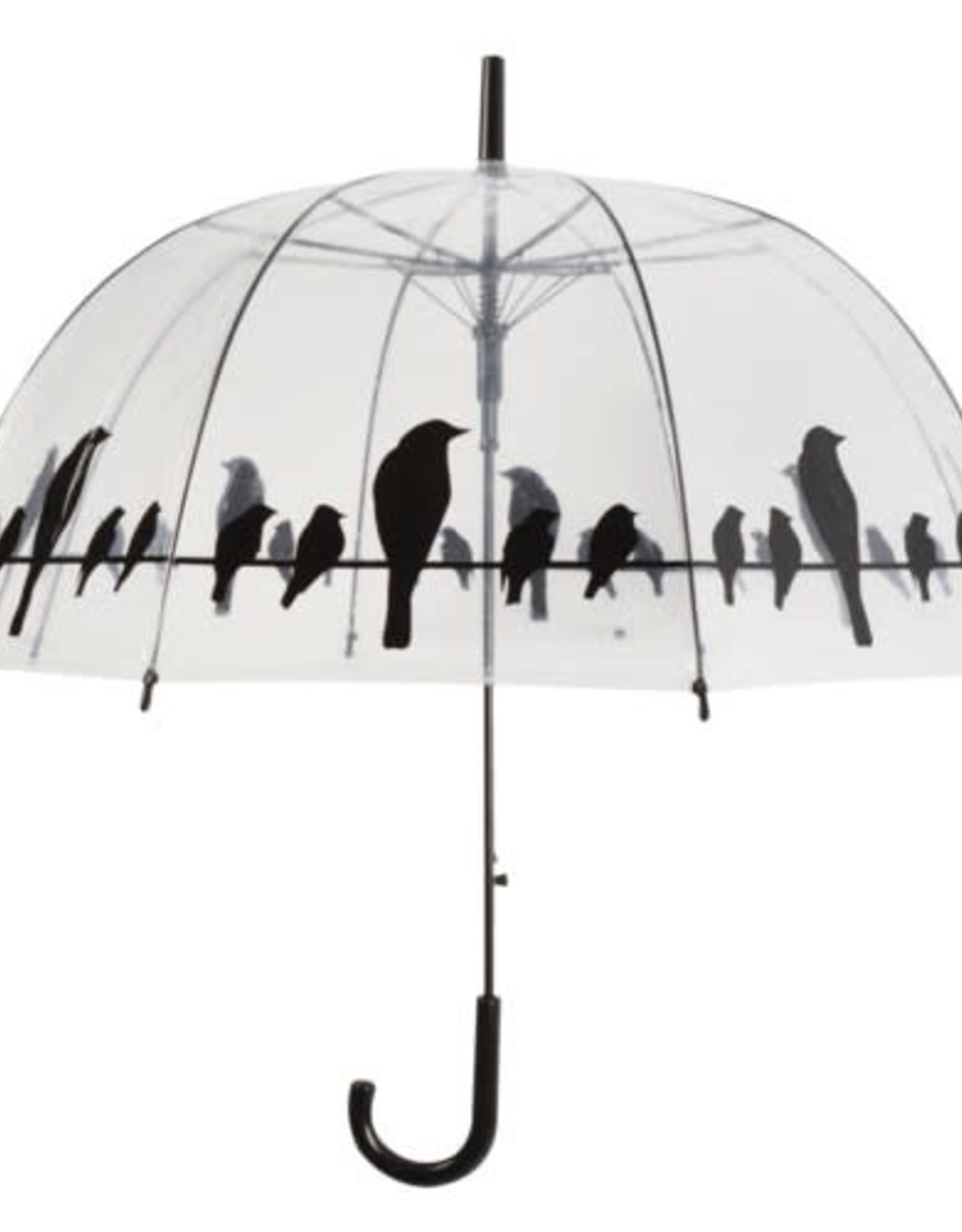 North American Country Home NACHTP166  Birds on Wire Transparent Umbrella