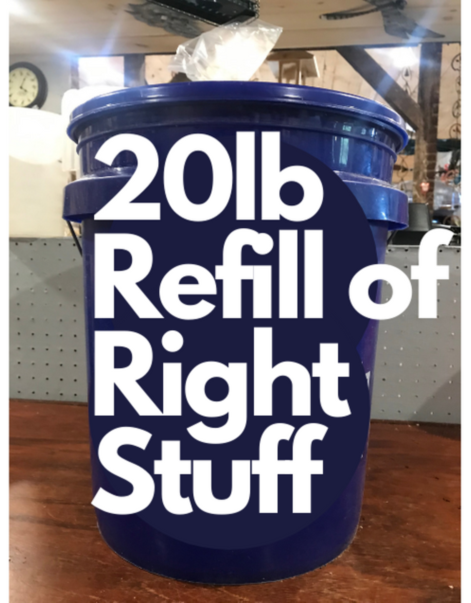 The Birdhouse Refill Program RIGHT20RF Refill from blue bucket 20lb