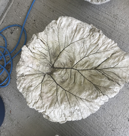 Brookside Cottage BCSMRHB SMALL RHUBARB BIRDBATH CEMENT