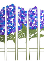 Evergreen EE3301 Hydrangea Garden Screen Metal Panel Stakes-set of 5