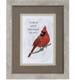 Carson EL23151 Framed Blessing - Cardinals Appear