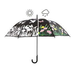 Esshert Design NACHTP275 Colour Changing Umbrella-BIRDS