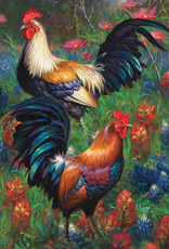 Cobble Hill Puzzles OM80217 Roosters 1000pc Cobble Hill Puzzle