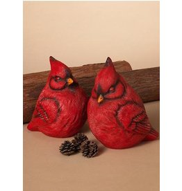 Tri W TW8140  8" Resin Sleeping Cardinal Figurine - 2 Asst