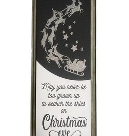 Tri W TW2635 Santa and Sleigh "Christmas Eve" Wall Plaque Wall Plaque