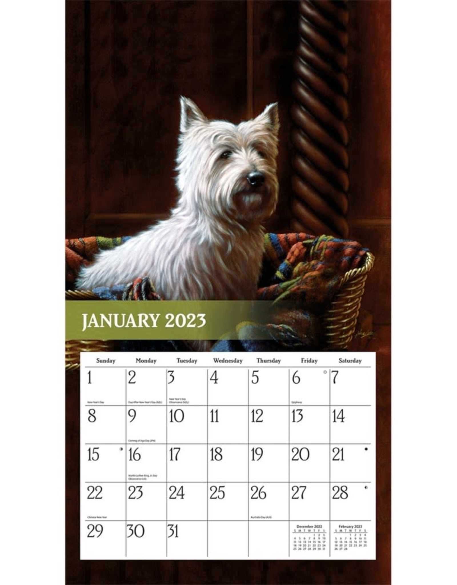 Lang Calendars BFCAL11 2023 Lang Calendar/Love of Dogs