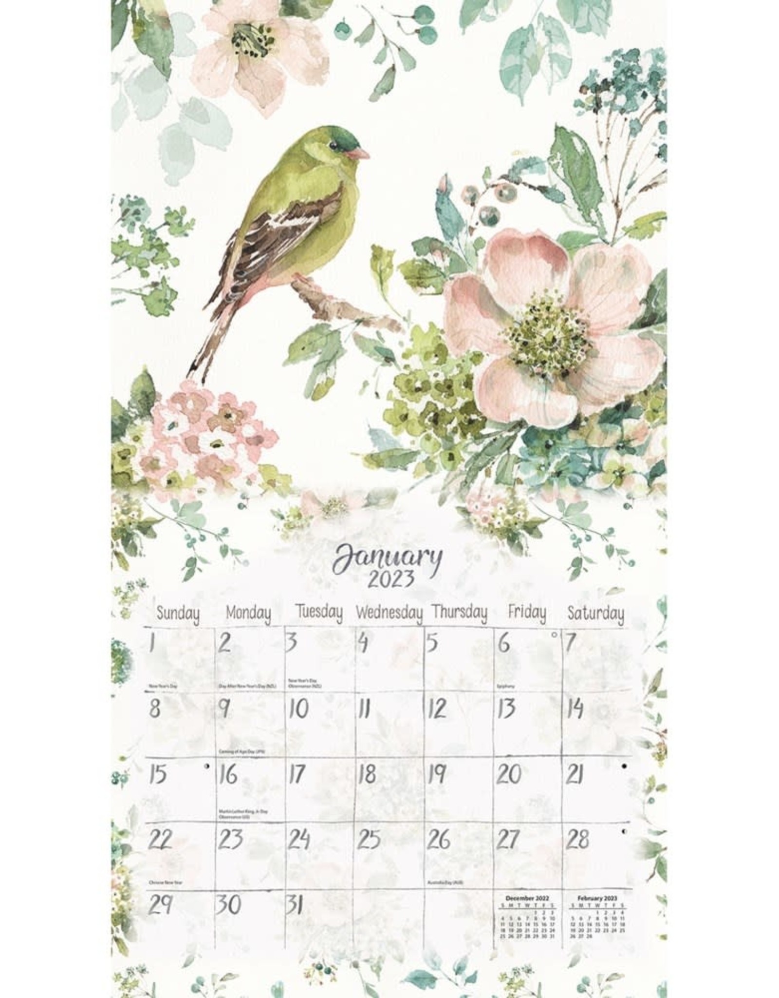 Lang Calendars BFCAL21 2023 Lang Calendar Watercolour Seasons