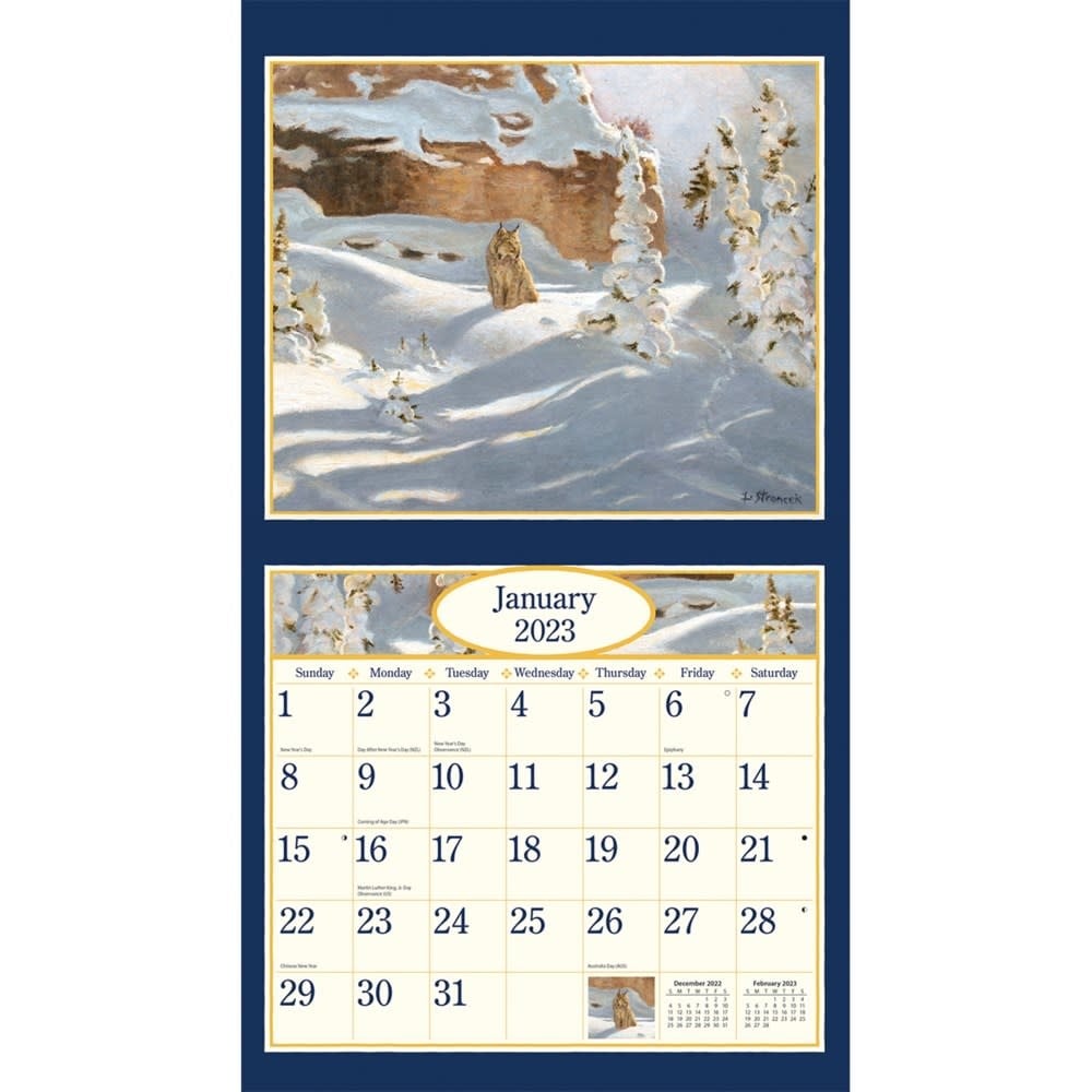 BFCAL23 2023 Lang Calendar Four Seasons The Birdhouse Nature Store