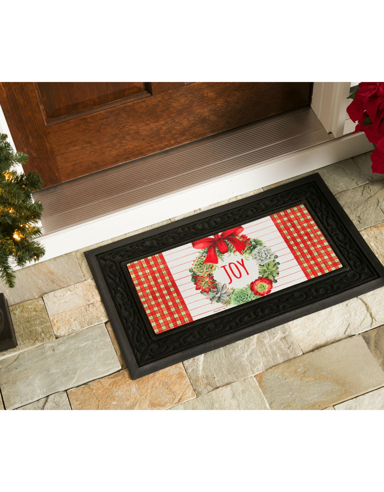 Sassafras EE431000A Black Scroll Sassafras Mat Tray (Tray only)