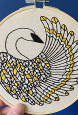 Hook, Line & Tinker HLTTRSWAN Trumpeter Swan Full Embroidery Kit