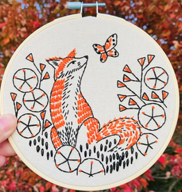 Hook, Line & Tinker HLTFOX Fox in Phlox Full Embroidery Kit