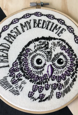 Hook, Line & Tinker HLTBED I Read Past My Bedtime Full Embroidery Kit