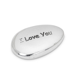 Abbott AB195 Sm Pebble "I love You" -2"L