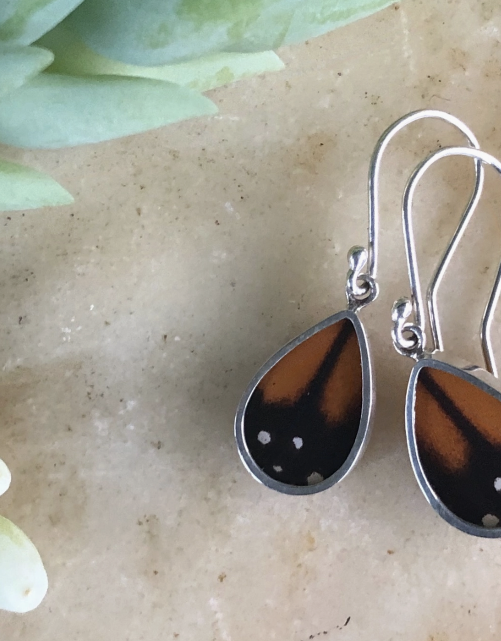 Mariposa Mariposa Butterfly Sterling Silver Drop Earrings*