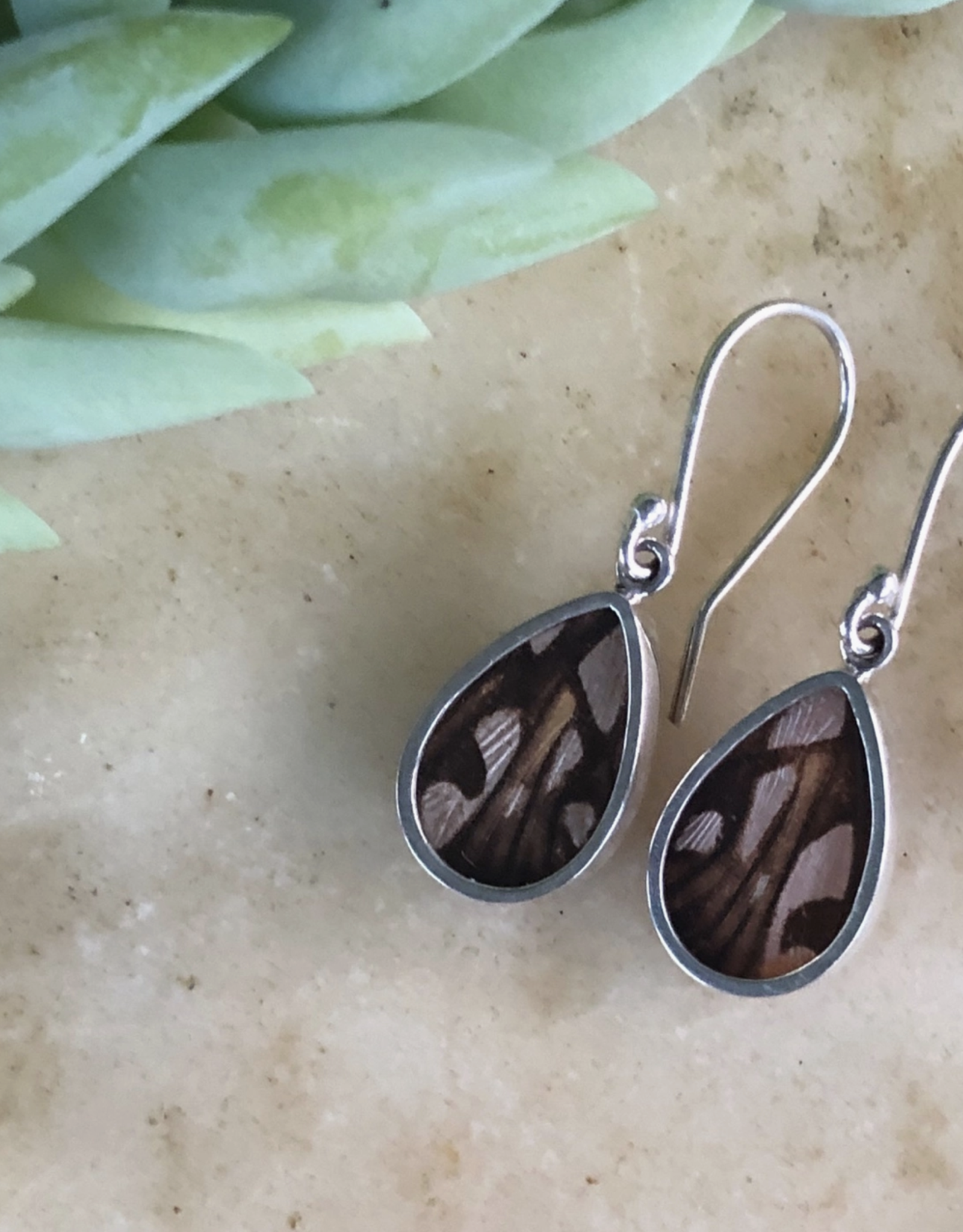 Mariposa Mariposa Butterfly Sterling Silver Drop Earrings*
