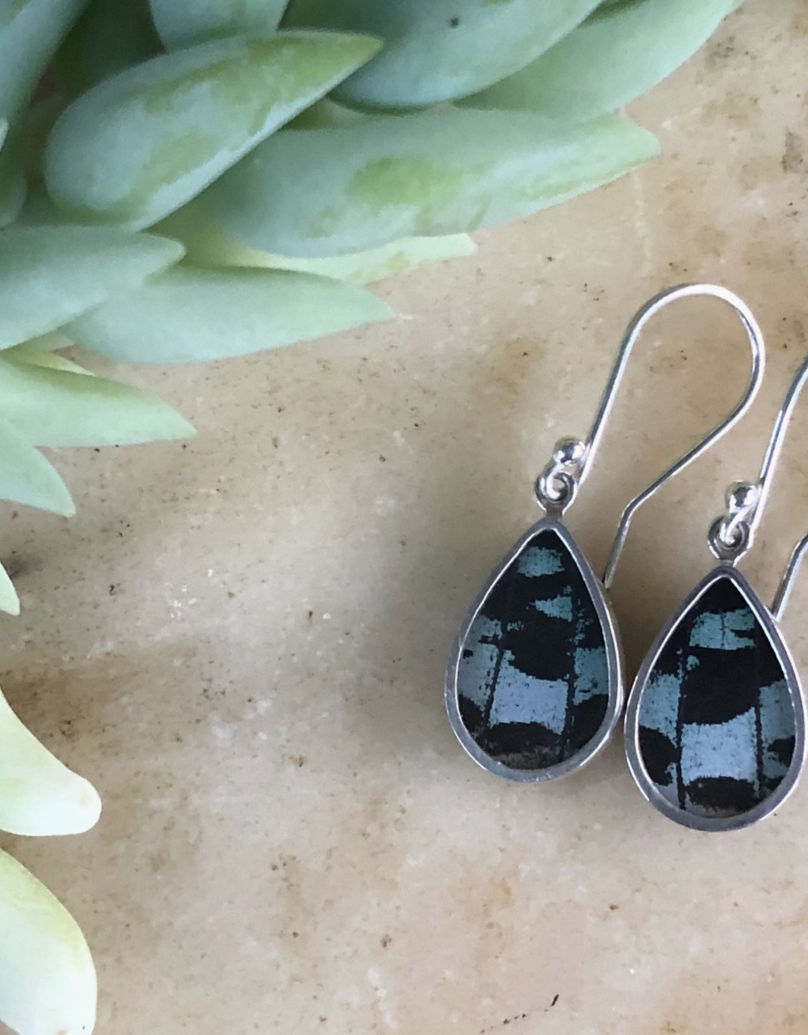 Mariposa Mariposa Butterfly Sterling Silver Drop Earrings*