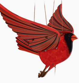 Tulia's Artisan Gallery TAGCARD Cardinal Flying Mobile