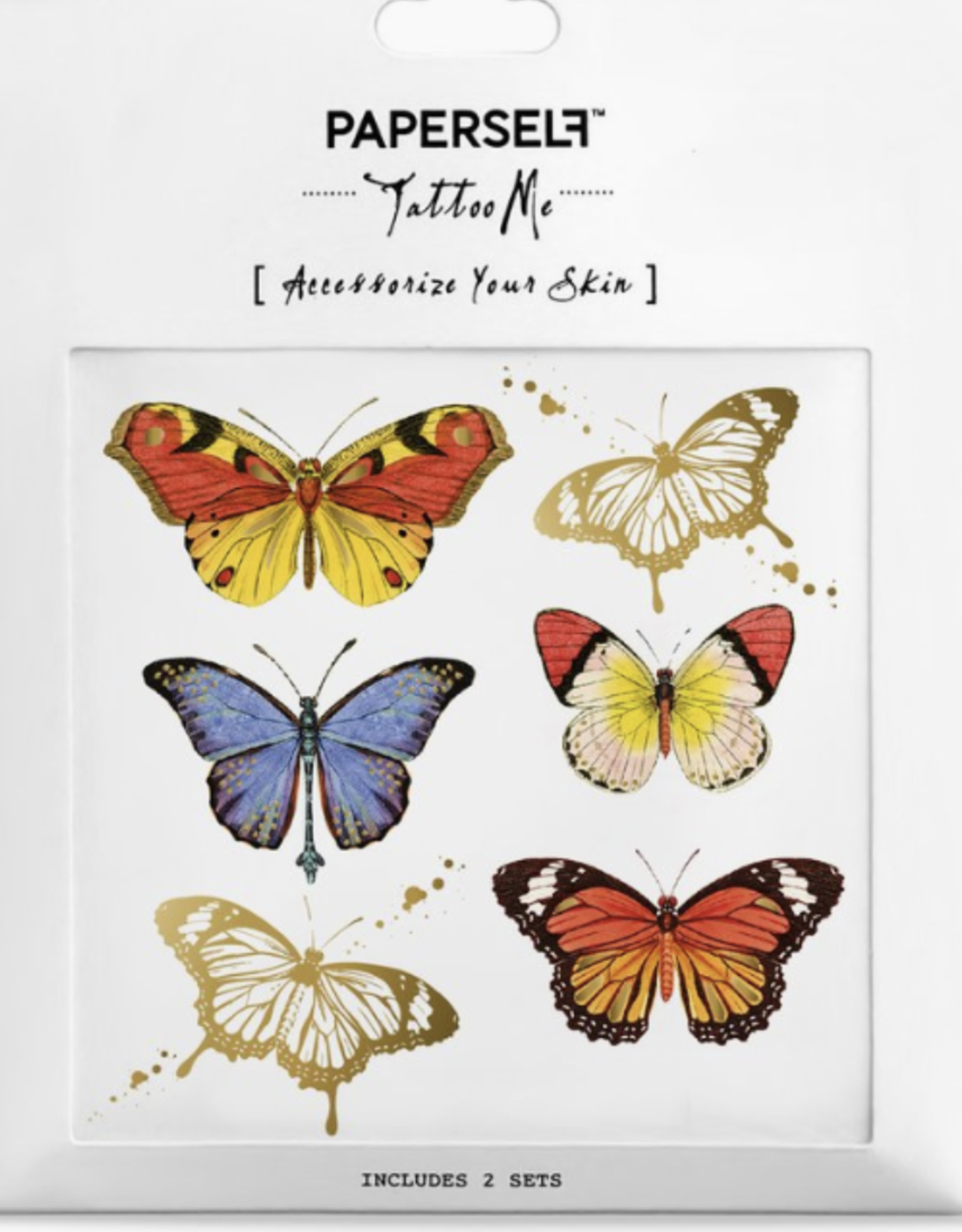 PaperSelf Temporary Tattoo Stickers