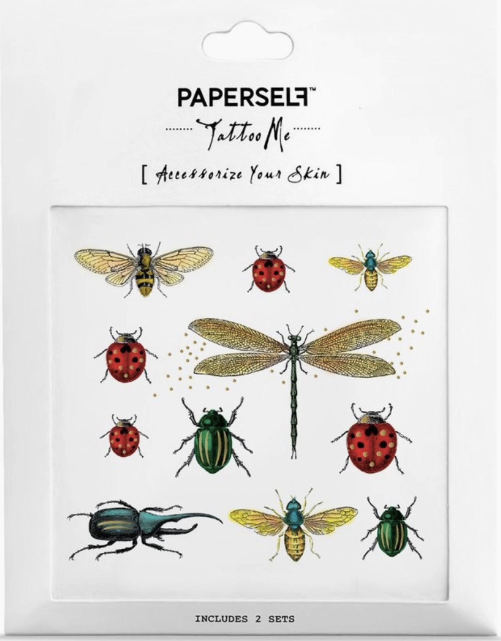 PaperSelf Temporary Tattoo Stickers