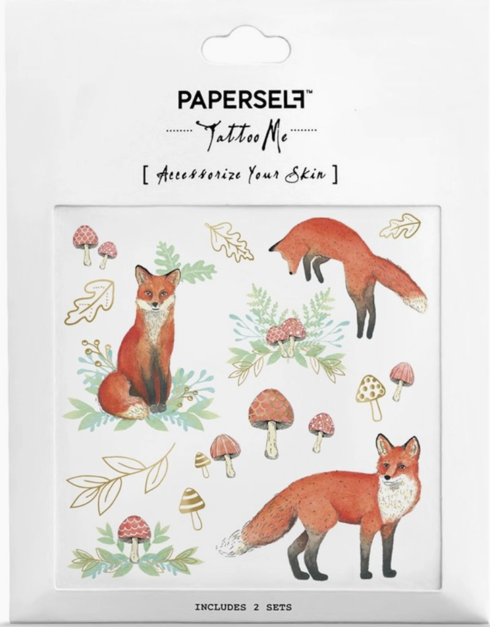 PaperSelf Temporary Tattoo Stickers