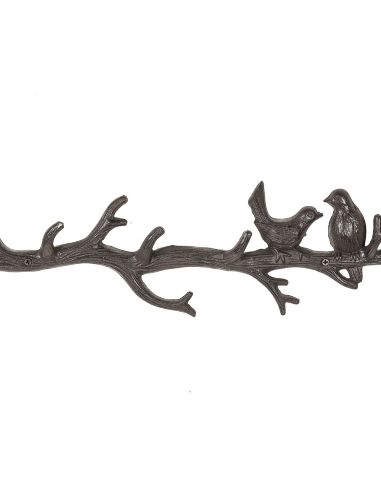 Abbott Birds/Branch Hook-Dk Brn-17"L