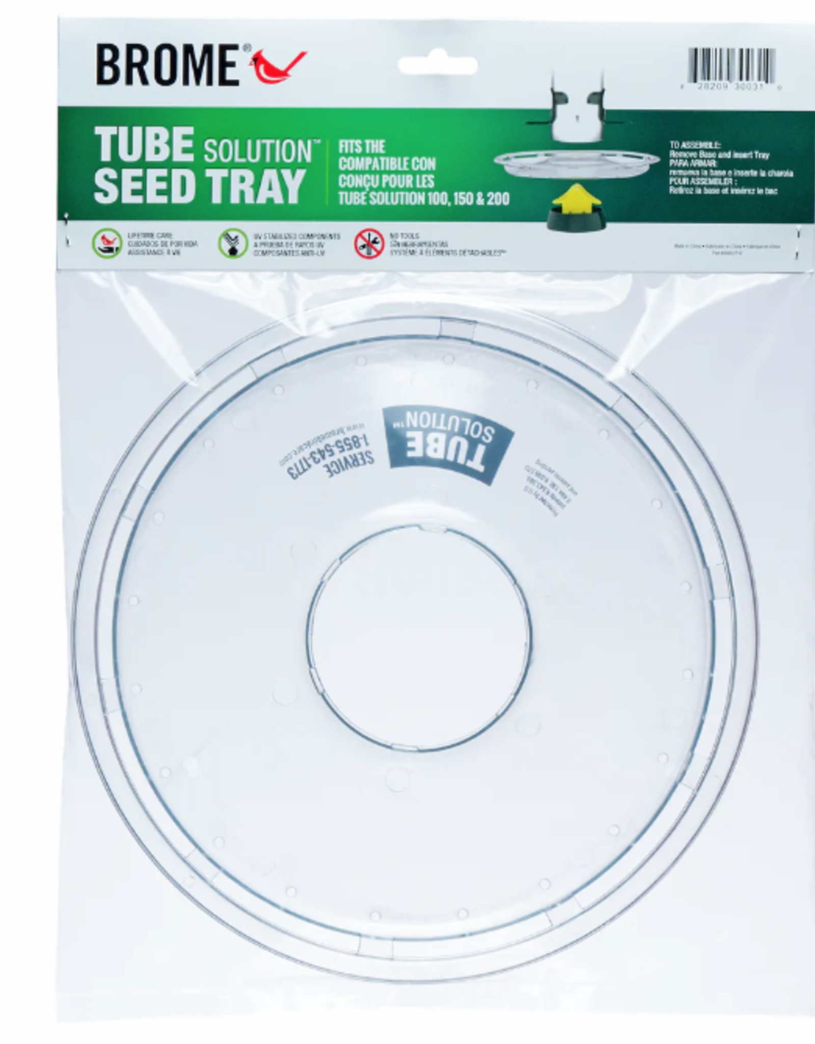 BROME SQB3003  Brome Tube Solutions 3003 Tray