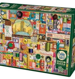 Cobble Hill Puzzles OM80098 Sewing Notions 1000pc Cobble Hill Puzzle