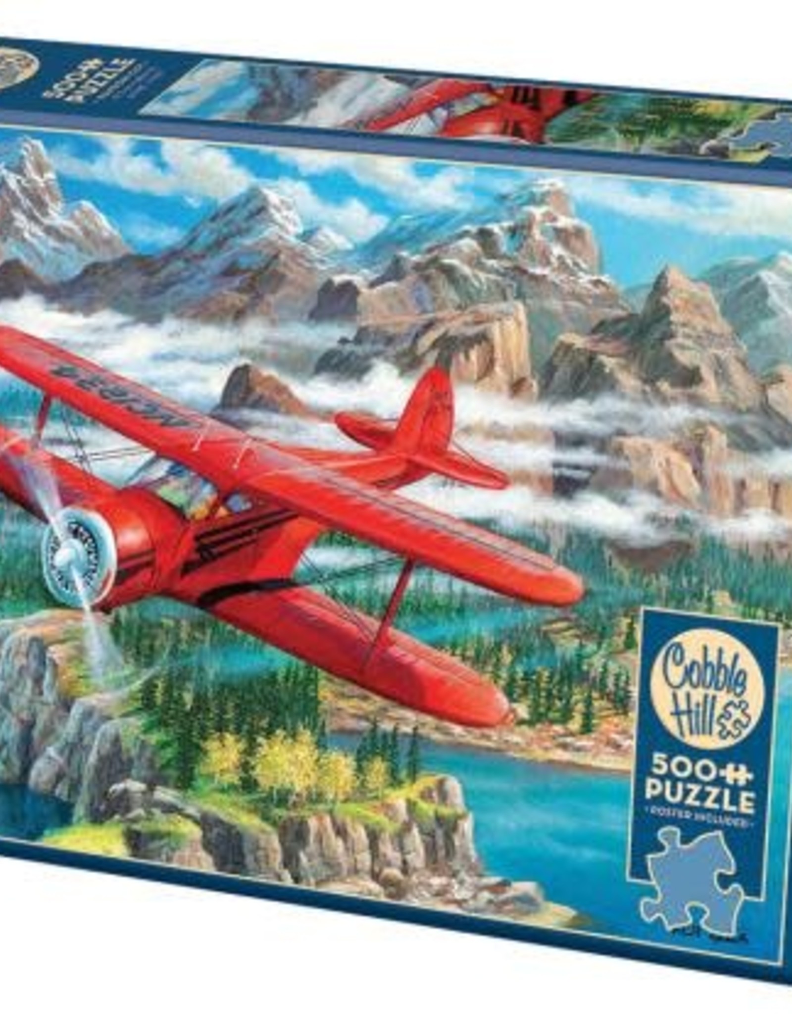 Cobble Hill Puzzles OM85102  Beechcraft Staggerwing 500pc Cobble Hill Puzzle