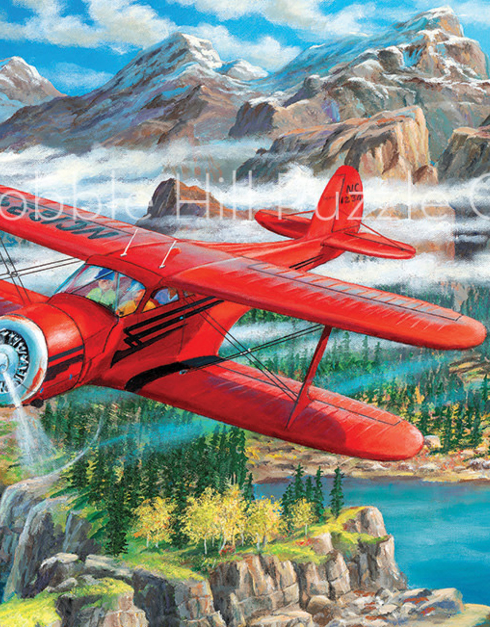 Cobble Hill Puzzles OM85102  Beechcraft Staggerwing 500pc Cobble Hill Puzzle