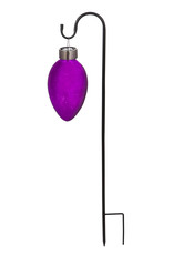 Evergreen Solar Mercury Glass Christmas Light with Shephard's Hook 4 asst't