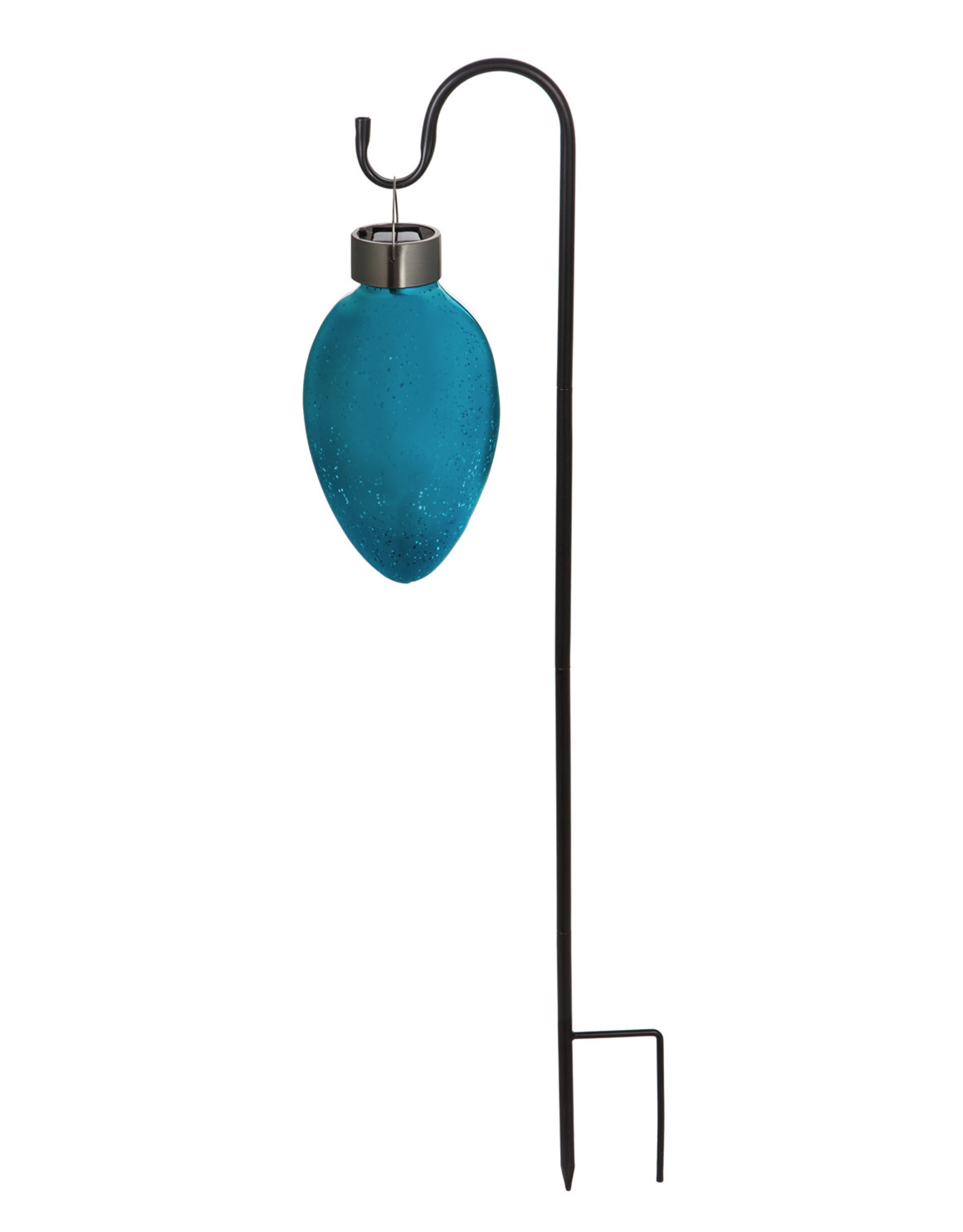 Evergreen Solar Mercury Glass Christmas Light with Shephard's Hook 4 asst't